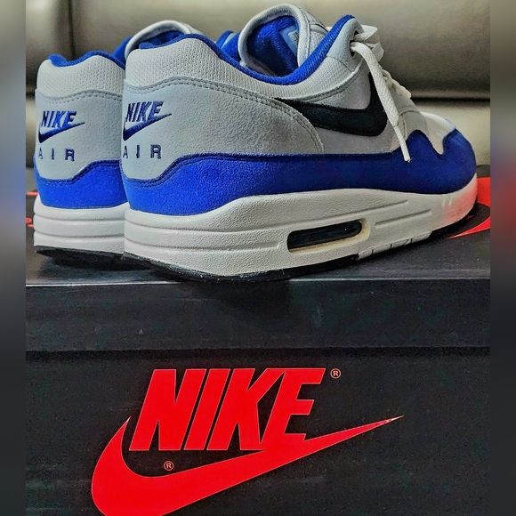 Air Max 1 Blue Royal Size 13 - Picture 2 of 8